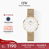 丹尼尔惠灵顿（DanielWellington）DW流金表女表金属表带欧美简约时尚女士手表圣诞礼物DW348