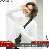 COCOBELLA细腻baby触感肌底衣长袖T恤女25秋白色休闲打底衫TE909 B款半高领 M
