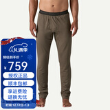 巴塔哥尼亚（Patagonia）男士Cap TW C4功能内衣下装保暖户外带绒内衣43687 MRLB咖色 M