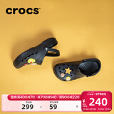 卡骆驰（CROCS）洞洞鞋贝雅男鞋女鞋轻便耐磨一脚蹬拖鞋休闲鞋|10126 黑色-001 45 (290mm)