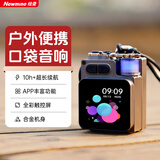 纽曼（Newmine）电脑音响蓝牙音箱便携式歌词显示电脑手机内置麦克风低音炮桌面户外金属口袋小音响带显示屏 K15 