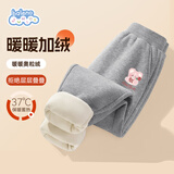 班尼路女童裤子秋冬季2025款小女孩洋气加绒保暖长裤儿童冬装休闲运动裤