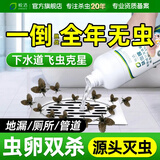 皎洁下水道去除小飞虫杀虫剂厕所驱虫神器卫生间管道灭蛾蚋蛾蠓900g