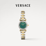 范思哲（VERSACE）瑞士手表女士小绿表石英表礼盒新年生日礼物送女友VEAA01320-27MM