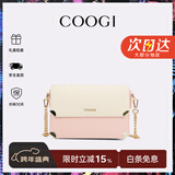 COOGI女士包包女款轻奢品牌单肩包斜挎女包情人节生日礼物女送老婆女友 粉色