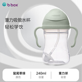 贝博士澳洲儿童重力吸管水杯 吸管杯 重力水杯鼠尾草绿 240ml