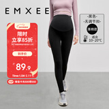 嫚熙（EMXEE）孕妇打底裤春秋季加厚保暖九分大码外穿防走光长裤子女运动瑜伽装