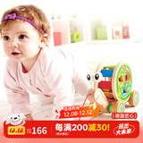 Hape拖拉玩具 木质学步手拉牵绳玩具会摇摆卡通动物字母 儿童节礼物 拖拉蜗牛 1-3Y