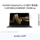 HUAWEI MatePad Pro 12.2英寸柔光版华为平板电脑双层OLED柔光屏办公创作12+512GB WIFI砚黑 含键盘+笔