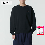 耐克（NIKE）卫衣冬季25新款运动服装跑步套头衫针织圆领外套保暖加绒男士卫衣 IB3304-010/加绒/晒图退10 L 【175】体重130~150斤左右