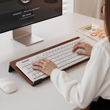 万事佳（WANSHIJIA）键盘托架增高支架台式键盘倾斜支撑架笔记本外接键盘架-2胡桃色