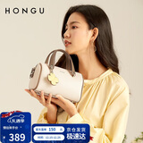 红谷女士包包牛皮单肩包女包斜挎包包手拎包简约枕头包圣诞生日礼物