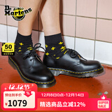马丁博士（Dr.Martens）1461 Smooth男女爆款舒适光面皮薄底单鞋 黑色 39