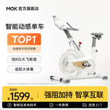 MOKFITNESSMOK(摩刻)-S10动感单车家用健身房智能磁控专业减肥运动器材静音 S10旗舰版（冰川白）强阻系统