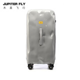 JUPITER FLY/木星飞行20寸登机箱行李箱出差28寸大容量24寸拉杆旅行箱26寸密码皮箱男女 犀牛灰【TRUNK大深仓 更轻便 更能装】 26英寸 （需托运，适合5-10天旅行）