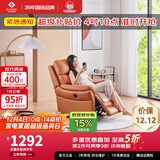 左右沙发单人沙发椅子北欧简约客厅家具科技布功能单椅DZY6010 2电动单椅 科技布-玛瑙棕 一人位