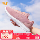 361°运动鞋女秋冬季网面透气轻便户外健身休闲跑步鞋子女681832270-2