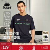 卡帕（Kappa）背靠背运动短袖男款纯棉2025新款夏季情侣t恤男士半袖K0EX2TD01D