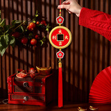 新新精艺新年装饰挂件2026马年装饰春节过年装饰铜钱挂件新春挂饰商场布置