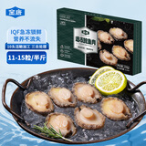 金唐冷冻无壳鲍鱼肉净重250g(11-15粒）三去处理贝类海鲜火锅食材