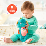费雪（Fisher-Price） 小海马小水獭新生儿安抚礼盒玩具婴儿安抚海马哄睡宝宝声光玩偶 新款蓝色GCK71
