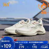 361°运动鞋女秋冬季保暖网布轻便减震通勤休闲跑步鞋子女682232210-1