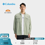 Columbia哥伦比亚户外2025秋男女钓鱼系列UPF50防晒宽松衬衫FJ7048 381 男女同款 M (175/96A)