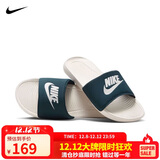 耐克NIKE休闲鞋男子一字拖鞋VICTORI休闲鞋CN9675-403海蓝44