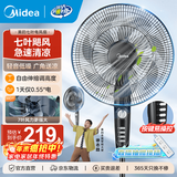 美的（Midea）电风扇落地扇家用大风量 远距强风电扇 立式轻音节能可定时降温 【超级爆款】7叶大风力35MA