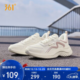 361°运动鞋女秋冬季保暖防泼水革面减震通勤慢跑步鞋子女682232233-1
