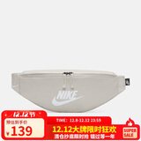 耐克NIKE男女腰包 单肩包斜挎包胸包休闲包DB0490-104 灰白均码