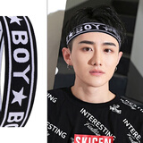 艾梵妮（Eyefanniy） 韩版潮男士运动发带束头带发箍头饰宽边发饰宝宝头套饰品儿童头 BOY-薄款-宽4cm