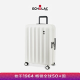 爱可乐（Echolac）万向轮行李箱旅行箱密码箱防刮旅游扩容箱登机箱 PC232 白色20吋