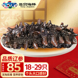 三只海豚 大连即食海参单个装辽刺参冷冻鲜食海参生鲜海鲜水产18-29只500g