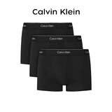 Calvin KleinCK 男士棉质平角内裤 套装套盒3条装 NB3963 TM6黑色 M