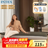 INTEX 64107单人加大充气床垫户外防潮垫陪护折叠床车载床N