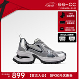 GG-CC【明星同款】月落星河银色厚底老爹鞋女百搭秋季新款G23X4317 银色 皮面 35