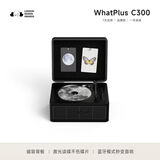 WHATPLUSC300一体式CD机发烧友专辑播放器 复古CD播放机 唱片机造型 蓝牙音响 蓝牙cd机 生日礼物 武士黑