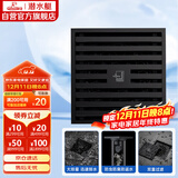 潜水艇（Submarine）BTK50-10黄铜烤漆黑色地漏卫生间淋浴防臭地漏 大排量地漏50管径