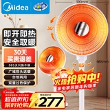 美的（Midea）取暖器/电暖器/电暖气片家用/小太阳/电热取暖炉/节能速热电热扇/台地两用/烤火炉/暖脚神器NPT-SW
