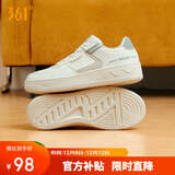 361°运动女鞋秋冬季学生复古厚底增高小白休闲板鞋子女682116601F-10