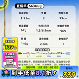 达亿瓦（DAIWA） 一击GL路亚竿 泛用微物虫竿雷强竿全环境通用进口鱼竿远投竿碳素 1.91m 2代-S63UL（2节超软调直柄） 不支持使用/试用后退换货