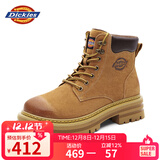 Dickies男士马丁靴高帮时尚男靴工装靴情侣靴男 土黄 38-男女款