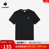 乐卡克法国公鸡夏季圆领短袖T恤 L242UECA0301 炫黑色-2 XL