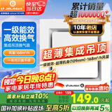 金羚（JINLING）排气扇换气扇厨房卫生间集成吊顶大功率排风 BPT10-23-2G