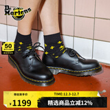 马丁博士（Dr.Martens）1461 Smooth新男女爆光面皮薄底皮鞋单鞋 黑色 42