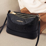 老人头头层牛皮女士包包女包大容量单肩包斜挎包妈妈包送妈妈母亲节礼物