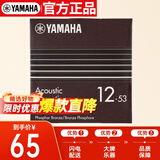 雅马哈GSA12P琴弦民谣吉他琴弦磷铜整套弦通用 12-53磷铜 美产进口