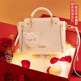 欧时纳（JUST STAR）包包女款2025年新款单肩斜挎包轻奢手提包高级感女包生日圣诞礼物