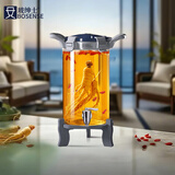 玻绅士泡酒容器泡酒专用瓶泡酒玻璃瓶高硼硅泡酒瓶玻璃酒坛大容量泡酒瓶 10斤(5升)A款+升级陶瓷芯龙头+底座